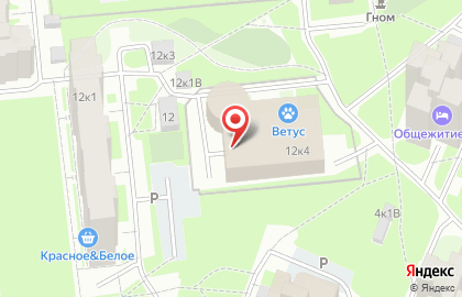 Паркинг Выборгский на карте