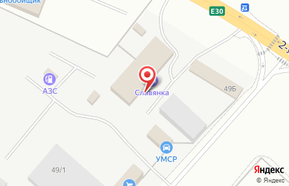Продуктовый магазин в Омске на карте