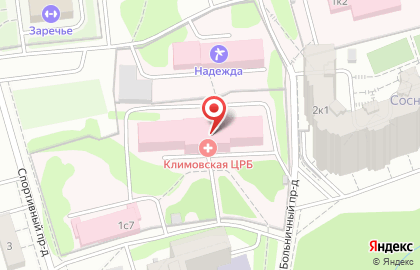 Климовская Центральная Городская Больница Млпу на карте