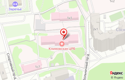 Климовская Центральная Городская Больница Млпу Поликлиническое Отделение на карте