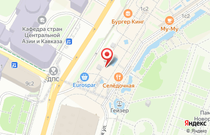 Кафе-пекарня Cinnabon в ТЦ Охотный ряд на карте