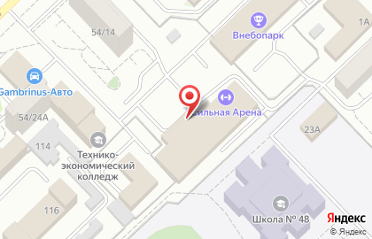Фитнес-центр Сильная Арена на Московском проспекте на карте