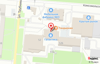 ТЦ Галактика на улице Трубников на карте