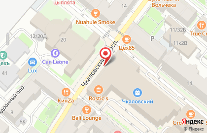 Магазин цифровой и бытовой техники DNS на метро Чкаловская на карте
