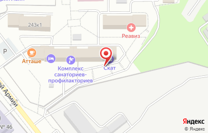Гаражный кооператив Спарта 228 на улице Советской Армии на карте