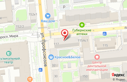 Зоомаркет Томас на проспекте Мира на карте