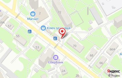 Киоск по продаже фруктов и овощей на улице Лавочкина на карте