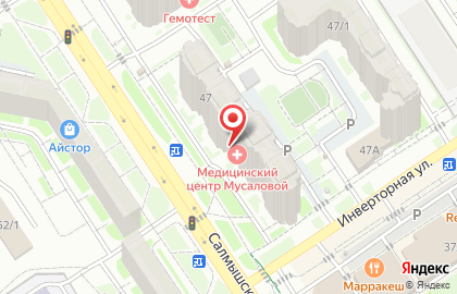 Соня на Салмышской улице на карте