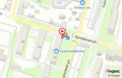 Магазин Красное & Белое в Туле на карте