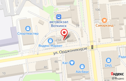 Продуктовый магазин Восточный, продуктовый магазин на улице Орджоникидзе на карте