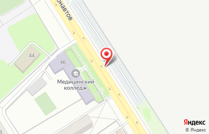 Автостоянка на ул. Космонавтов, 31в на карте