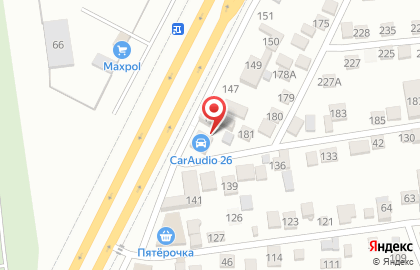 Магазин автозапчастей в Ставрополе на карте