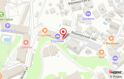 Бутик-отель Спутник в Адлерском районе на карте