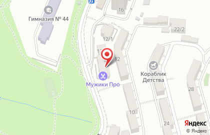 Мужская парикмахерская МУЖИКИ ПРО на Вишневой улице на карте