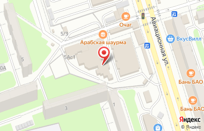 Банкомат Среднерусский банк Сбербанка России на Авиационной улице, 5а на карте