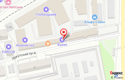 Торгово-монтажная компания Буран на Иркутском тракте на карте