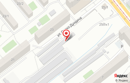 Автостоянка в Новосибирске на карте