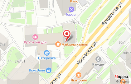 Лечу на Ярцевской улице на карте