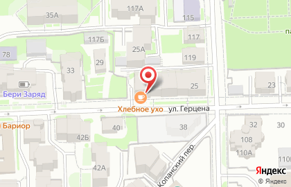 Пельмень-бар Хлебное Ухо на карте