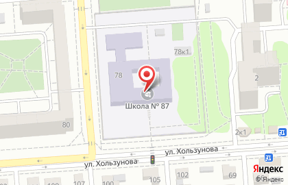Средняя общеобразовательная школа №87 в Коминтерновском районе на карте