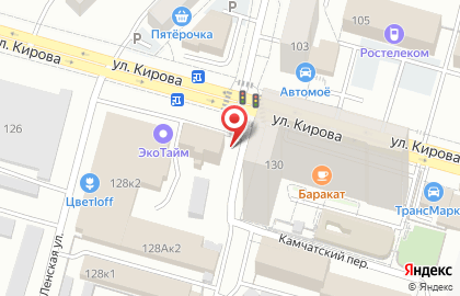 Уфимский филиал Банкомат, АК БАРС БАНК на улице Кирова на карте