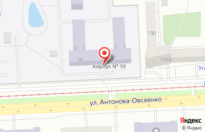 Банкомат Открытие на улице Антонова-Овсеенко на карте