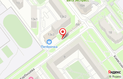 Магазин разливных напитков в Заволжском районе на карте