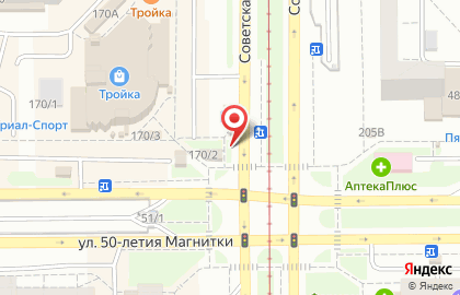 Киоск по продаже печатной продукции Роспечать на Советской улице, 170 киоск на карте