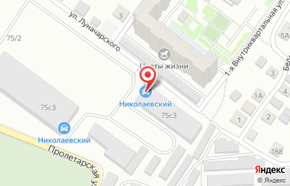 Магазин автозапчастей Автотехнический центр Николаевский на карте