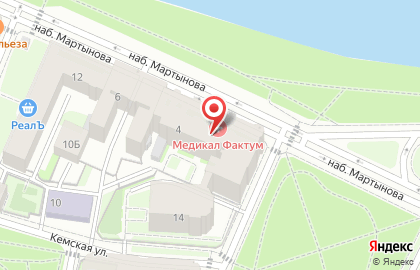 Центр медицины и научных исследований Медикал Фактум на карте