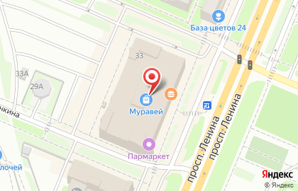 Салон А-Маркет на проспекте Ленина на карте