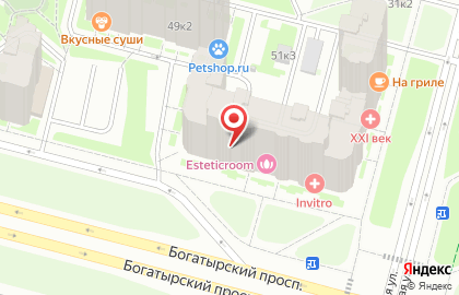 Ателье в Санкт-Петербурге на карте
