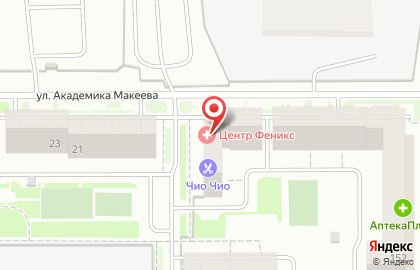 Магазин Пивной экспресс на улице Академика Макеева на карте