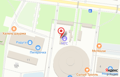 Микрокредитная компания РосДеньги в Ханты-Мансийске на карте