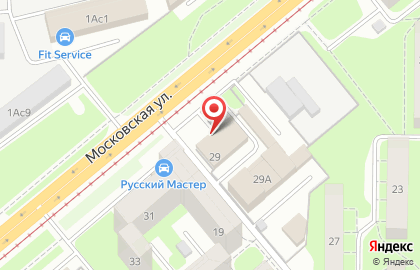 Пожарно-спасательная часть №9 на Московской улице на карте