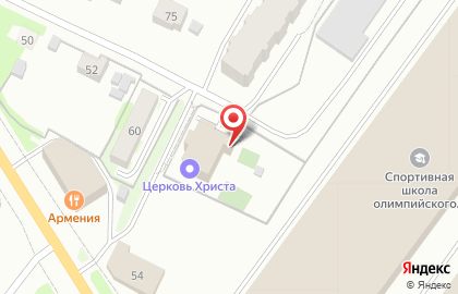 Сыктывкарская Церковь Христа на улице Савина на карте