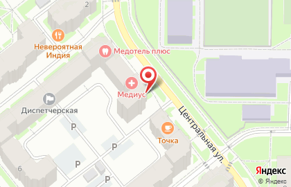 Массажный кабинет в Санкт-Петербурге на карте