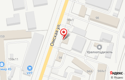 Торговая компания на Омской улице на карте