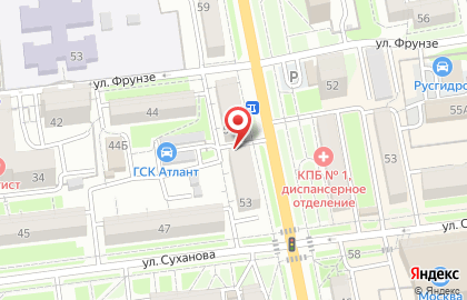 Ресторан доставки японской кухни Суши Мастер на улице Некрасова на карте