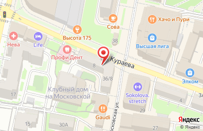 Магазин Императорский фарфор на Московской улице на карте