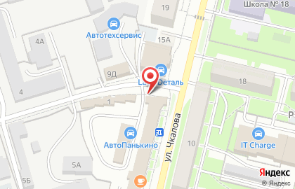 Автомагазин АвтоДруг на улице Чкалова на карте