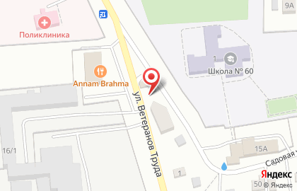 Магазин Аквамарин на улице Ветеранов Труда на карте
