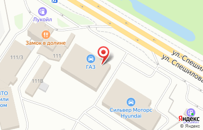 Автоцентр Грузавтоимпорт на улице Спешилова на карте