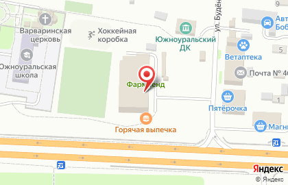Ферма Вишневская на улице Будённого на карте