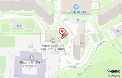 Район Южное Тушино Совет пенсионеров, ветеранов войны, труда, Вооруженных Сил и правоохранительных органов на бульваре Яна Райниса на карте