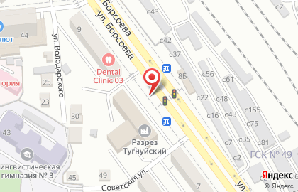 Рейки в Советском районе на карте