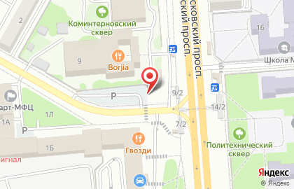 Агентство недвижимости Два Берега в Коминтерновском районе на карте