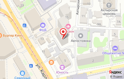 Агентство недвижимости Столица на улице Карла Маркса на карте