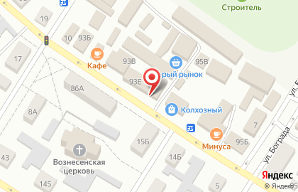 Фирменный магазин Саянский мясокомбинат на Октябрьской улице на карте