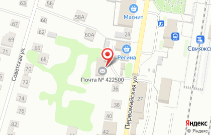 Почта России в Казани на карте